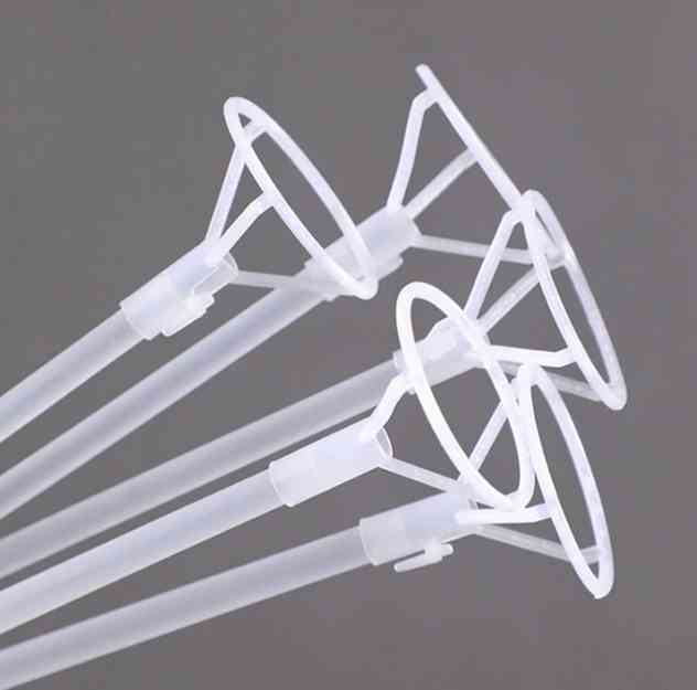 Набор палочки и розетки для фольгированных шаров 40см Прозрачный (50шт) 6015368