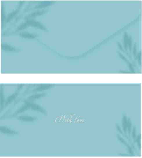 Конверт для денег Aquamarine