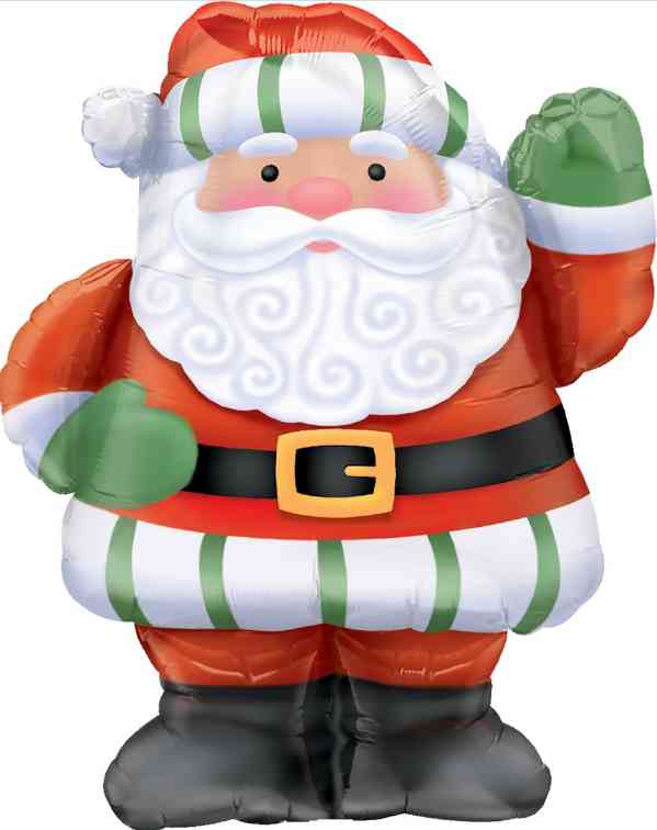 Шар-мини 16"41 см, фольга Дед Мороз