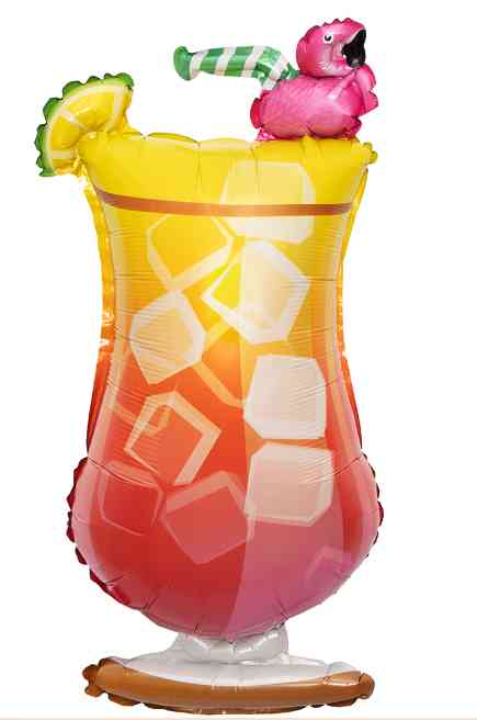 Шар фольга фигура Коктейль со льдом 30" 76смFL (упак)