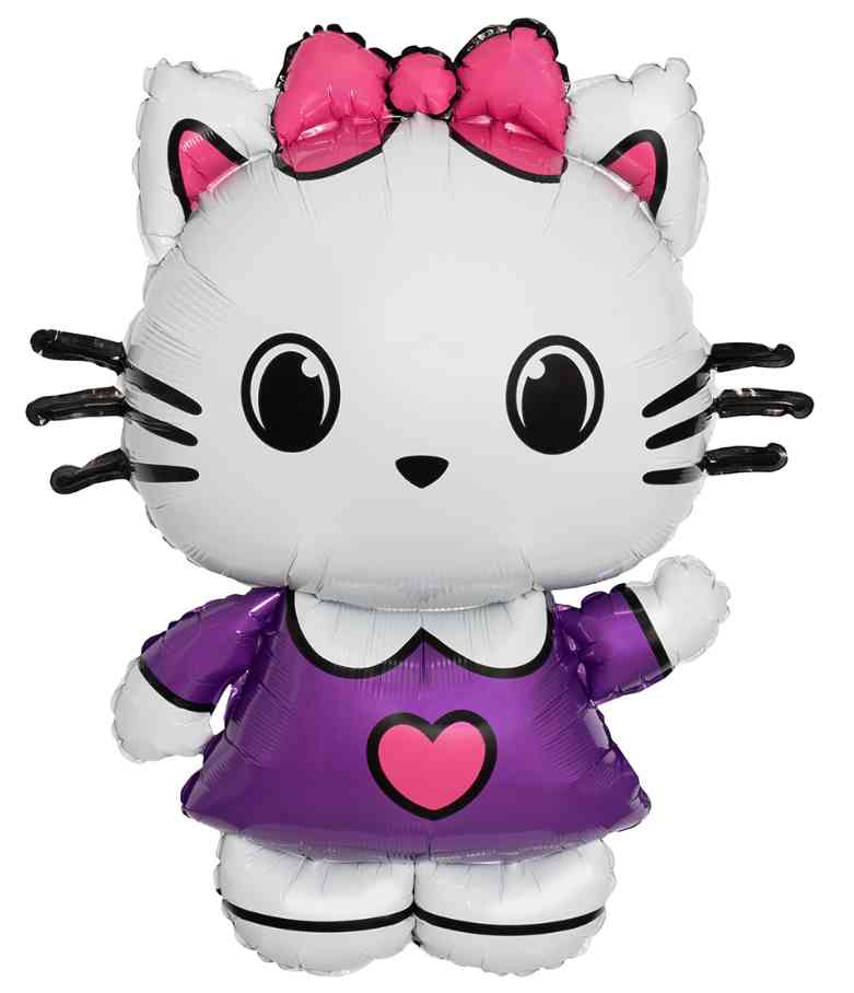 Шар 35" 89 см, фольга Маленькая кошечка