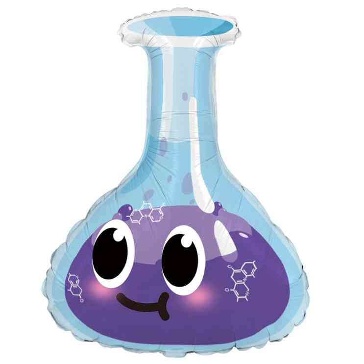 Шар фольга фигура Колба бутылка химическая 28" 71см FL (упак)