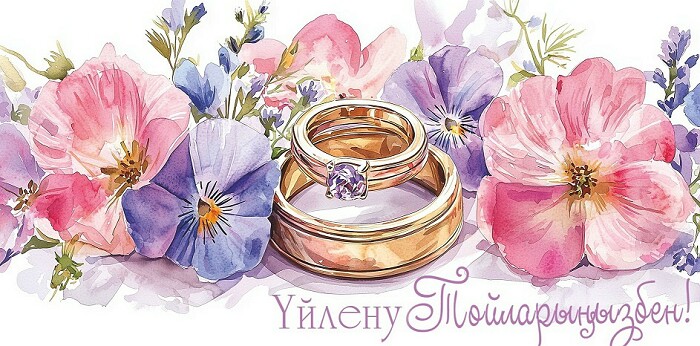 Конверт для денег Үйлену Тойларыңызбен Алхат