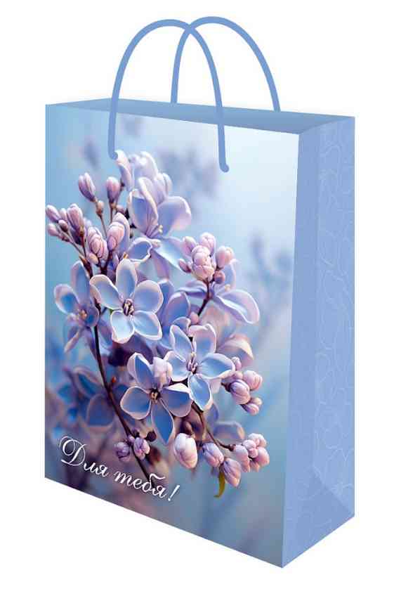 Пакет бумажный ML 22х31см Сирень Миленд