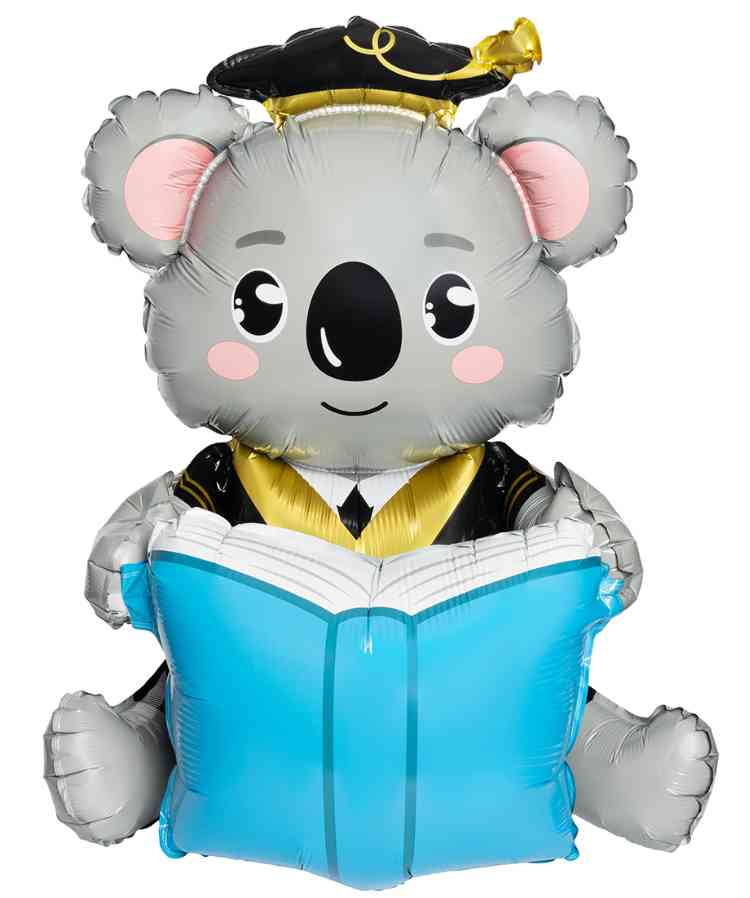 Шар 37" 94 см, фольга Коала-выпускник