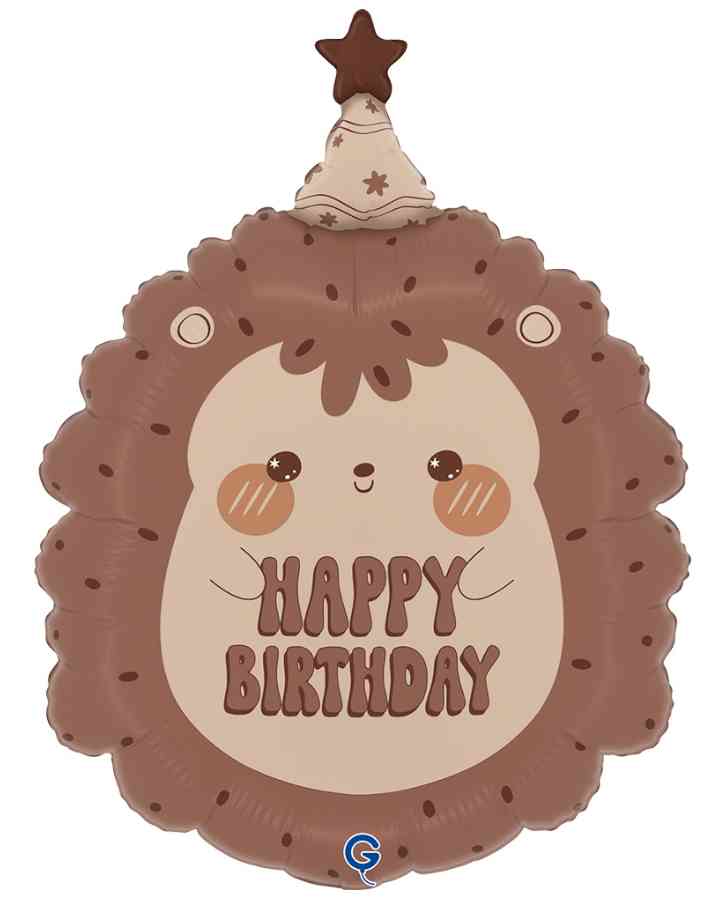 Шар 24" 61 см, фольга Ёжик