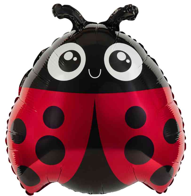 Шар фольга фигура Божья коровка 24" 61см Fm