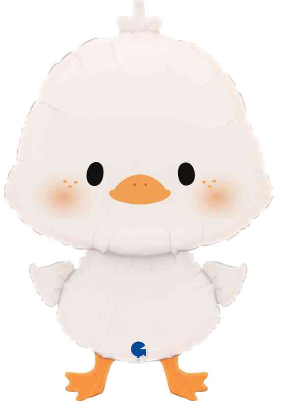 Шар фольга фигура Гусь Обнимусь 25" 64см GR (упак)