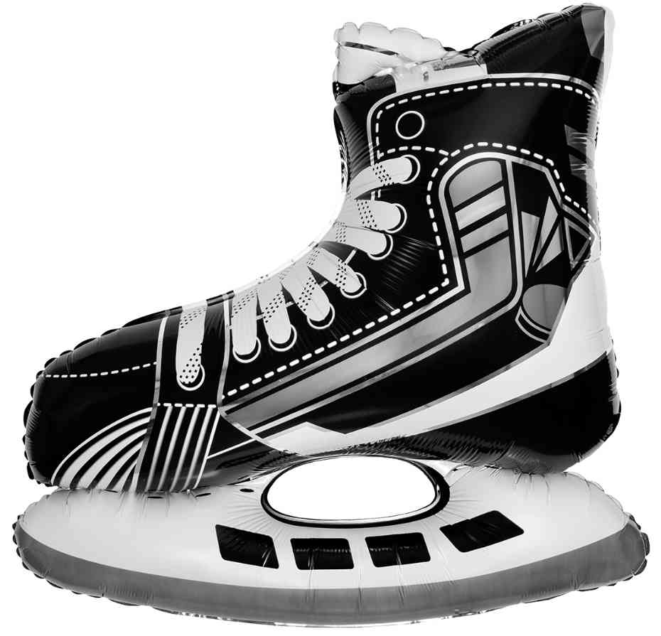 Шар фольга фигура Ледовый конек 33" 84см FL