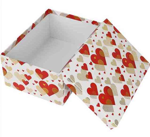 Коробка Прямоугольник 31х23х13см Сердце Миленд
