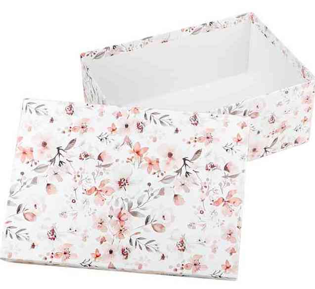 Коробка Прямоугольник 30х20х13см Нежные цветы Миленд