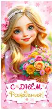 Конверт для денег С Днем Рождения! ФДА