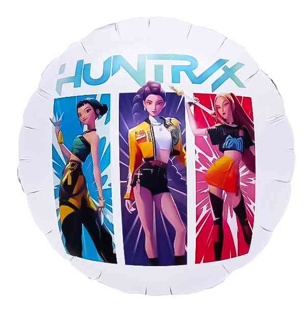 Шар фольга с рисунком 18" FL круг Девочки Аниме Дизайн №5