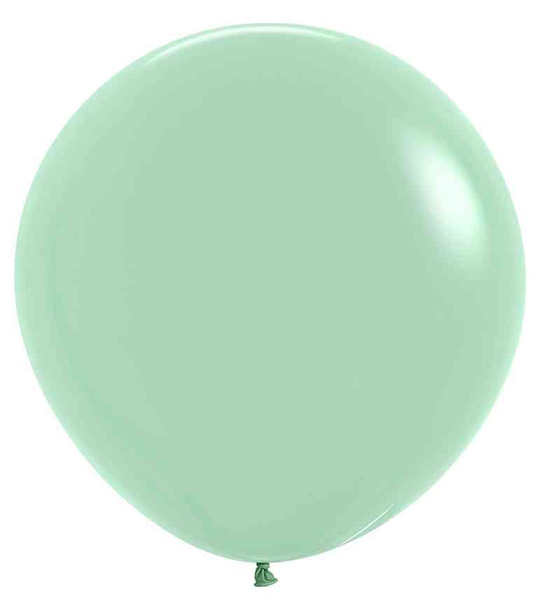Шар латекс без рисунка 24" Sp пастель ретро 126 Зеленый чай