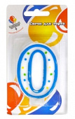 Свеча для торта Цифра Классика "0"