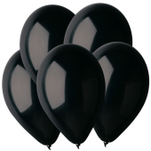 Шар латекс 12''/Gm G110/14 пастель Черный Black (100шт) Италия СП Шар латекс 12''/Gm G110/14 пастель Черный Black (100шт) Италия СП