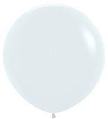 Шар латекс 36"/Sp пастель 005 Белый White