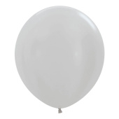 Шар латекс 36"/Sp перламутр 481 Серебро Silver