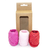 Лента 0,5см*10м Рафия Романтичный микс ассорти (уп3) 17832/Colourful Ribbon банты Лента 0,5см*10м Рафия Романтичный микс ассорти (уп3) 17832/Colourful Ribbon банты