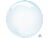 Шар фольга без рисунка Сфера 3D Bubble Бабблс 18" кристалл Blue An Китай Шар фольга без рисунка Сфера 3D Bubble Бабблс 18" кристалл Blue An Китай