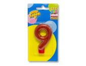 Свеча для торта Цифра Блестящая "9" 7,6см