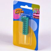 Свеча для торта Цифра Конструктор "1" 4,5см