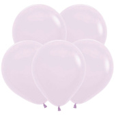 Шар латекс 12"/ВС пастель Сиреневый Макарунс 100шт
