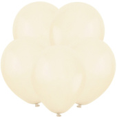 Шар латекс 12"/ВС пастель Белый песок White sand 100шт