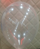 Шар латекс 12"/ЗБ C 2 прозрачный кристалл (50шт)