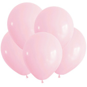 Шар латекс 12"/ВП пастель макарунс Розовый Pink 100шт