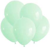 Шар латекс 12"/ВП пастель макарунс Мятный Green 100шт