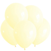Шар латекс 12"/ВП пастель макарунс Желтый Yellow 100шт