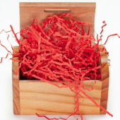 Наполнитель для подарка бумага 50гр Красный