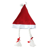 Колпак текстиль Новогодний с косичками
