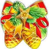 Украшение на скотче Шишики (10шт)