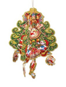 Украшение декор 3D Елочка 35см