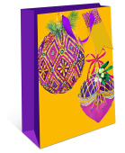 Пакет новогодний BC премиум 18х22,3х10см