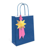 Пакет крафт новогодний 18х22,3х10см BC премиум 18х22,3х10см