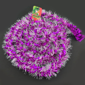 Мишура Петельки Фиолетовая 2мх6см