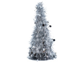 Елка серебряная настольная 26см