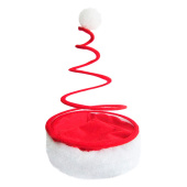 Колпак текстиль спираль Новогодний 40см