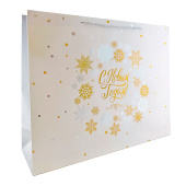 Пакет XL 50х40х15см голография С Новым годом