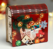 Шкатулка-книга Ретро 14х14х6,5см