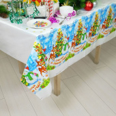 Скатерть ПЭТ 137х182см Счастья В Новом Году