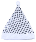 Колпак текстиль Пайетки серебро