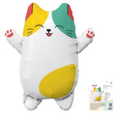 Шар фольга фигура Котик Лапочка 27" 68см/AG