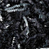 Наполнитель бумажный Черный Серебряный 50г