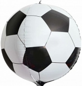 Шар фольга с рисунком Сфера 3D Bubble Бабблс 24''61смFL Футбольный мяч Шар фольга с рисунком Сфера 3D Bubble Бабблс 24''61смFL Футбольный мяч