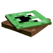 Салфетки 33см Пиксели (уп20)