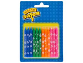 Свечи для торта 6 шт., воск Спираль